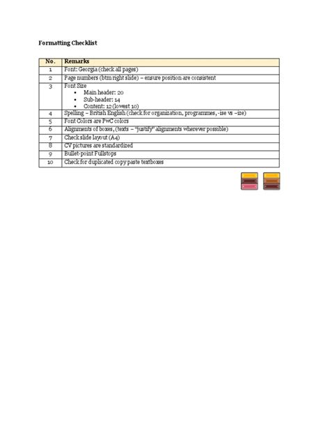 Checklist Format Example 的图像结果