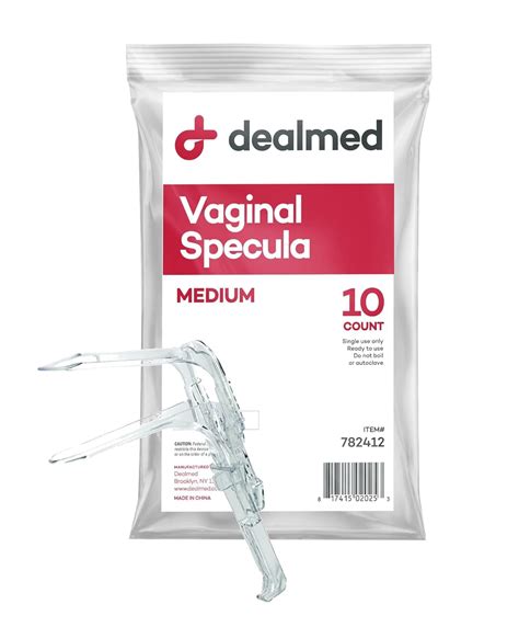 Dealmed Disposable Vaginal Speculums Medium 782412 | OBGYN Supply