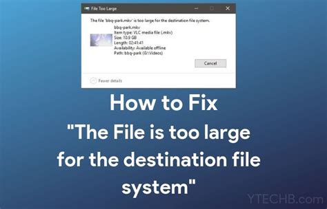 Image result for File Too Large