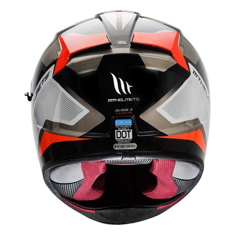 MT Blade 2sv Finish Line Gloss Red Helmet – AH Helmets