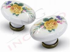 pomelli in ceramica per cucina pomolo pomello 670 11 fiore giallo porcellana ceramica pomelli in ceramica per cucina pomolo pomello 670 11 fiore giallo porcellana ceramica
