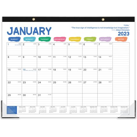 Buy Desk 2023-2024 - Large Desk/Wall 2023, 22" x 17", 2023-2024 Desk ...