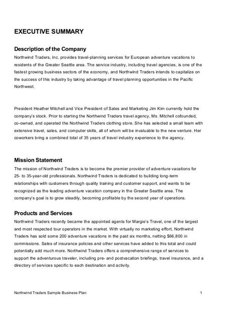 Image result for Business Plan Introduction Example