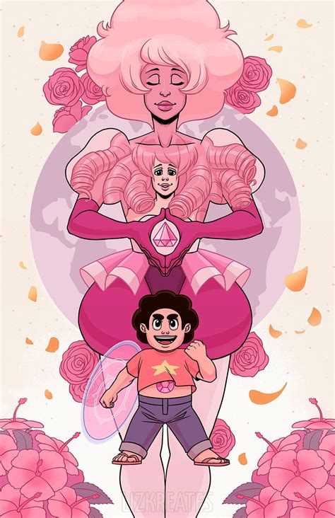 Steven Universe, Rose Quartz, Pink Diamond Foil Print / Poster 11x17 ...
