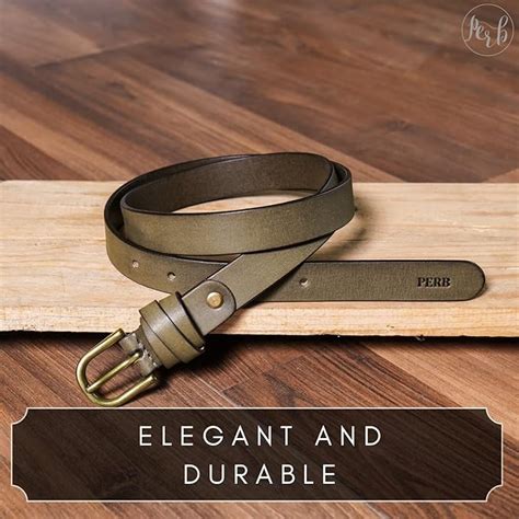 Olive-Antique Brass Buckle – Perb