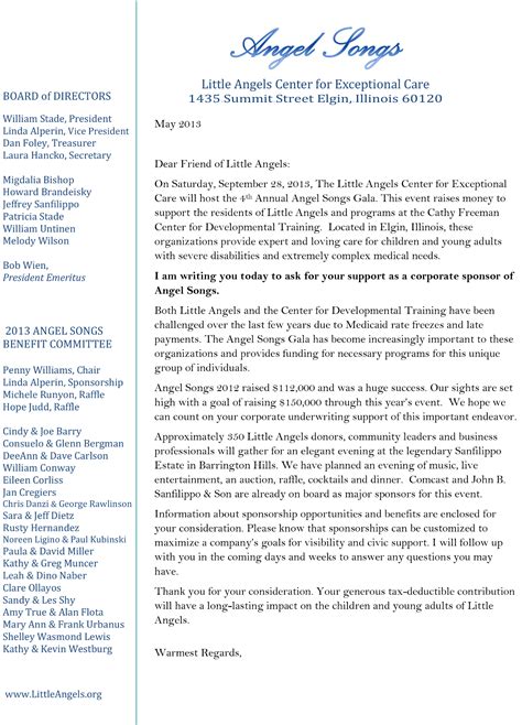 How To Write A Letter Asking For A Charity Donation at Steve Heffner blog