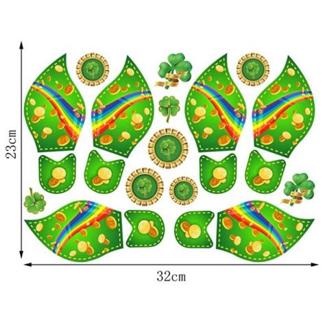 Buy Leprechaun Footprints Floor Decals Skz Stickers Window Decals ...