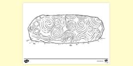 Newgrange Colouring Sheet | Colouring Sheets (teacher made)
