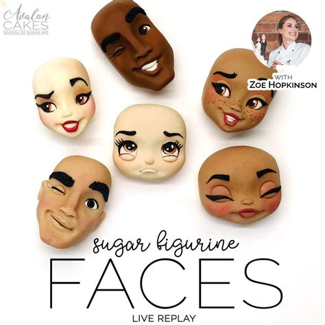 Modeling sugar figurine faces – Artofit