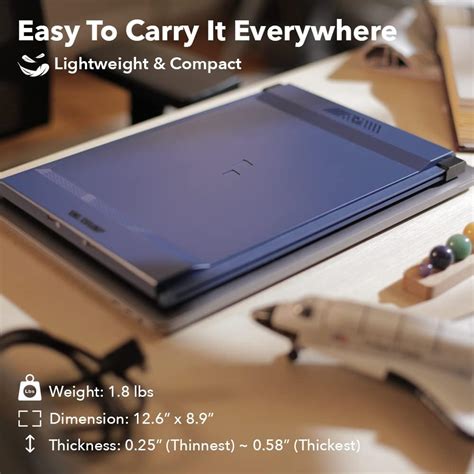 Buy Mobile Pixels Duex Max with Wireless Bluetooth Mouse, 14.1 FHD ...