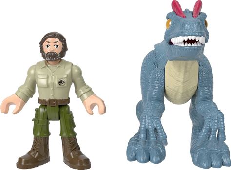 Buy Imaginext Jurassic World Allosaurus Dinosaur & Ranger Figure Online ...