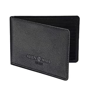 Buy ALLEN & MATE Genuine Leather Bus Pass Travel Card Holder/Driving ...