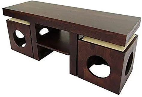 15 Coffee Tables with Stools in India [August, 2024]