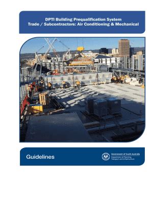 Fillable Online DPTI Prequalification System for Fax Email Print ...