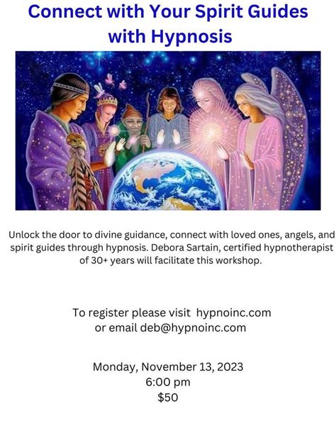Connect with Your Spirit Guides with Hypnosis, Heartwish Healing Center ...