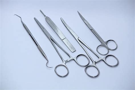 Forgesy 1 Dental Probe, 1 Artery Forceps 6 Inch Straight, 1 B.P Handle ...