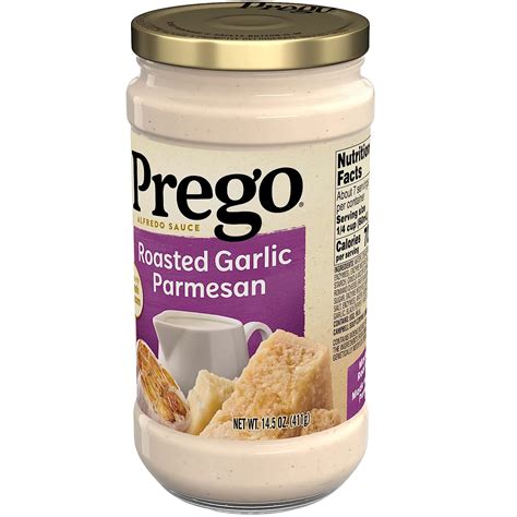 Buy Prego Alfredo Sauce with Roasted Garlic and Parmesan Cheese, 14.5 ...