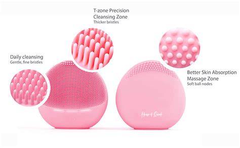 Buy House of Quirk Mini Silicone Facial Cleansing Brush and Face ...