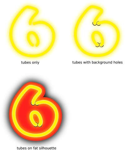 Royalty-Free (RF) Clipart Illustration of a Halftone Symbol; Number 6 ...