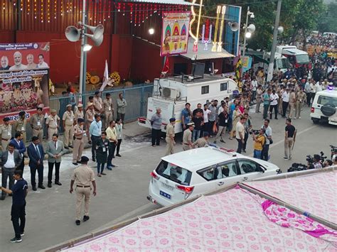Pilgrims mounted, decorated trucks-Gajrajs graced the scene, devotees ...