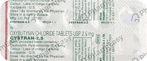 Buy Cystran 2.5 MG Tablet (10) Online at Flat 15% OFF | PharmEasy