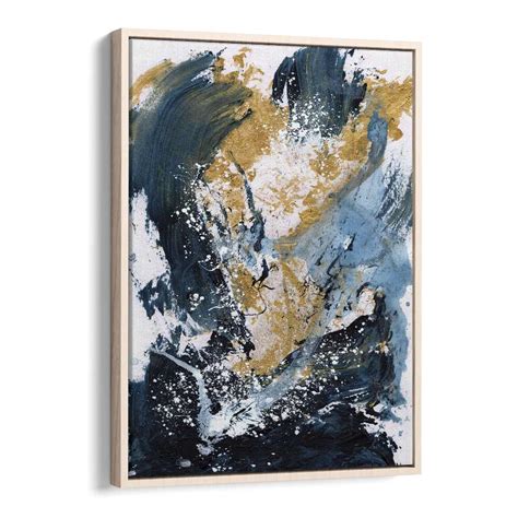 Golden Sea Abstract Painting by Dan Hobday – Asianmonk
