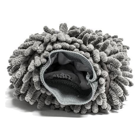 PCC Chenille Microfiber Wash Mitt, Grey – Planet Car Care