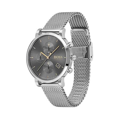 Hugo Boss Analog Grey Dial Men's Watch-1513807 – The Watch Factory