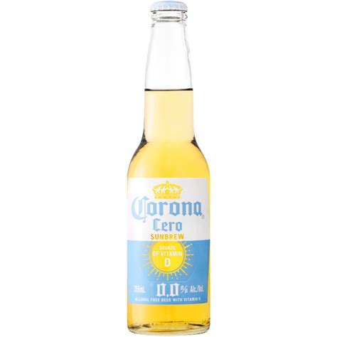 Corona Cero Alcohol Free Beer 355ml | Non-Alcoholic Beer | Non ...