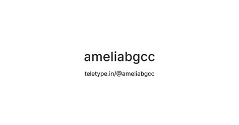 ameliabgcc — Teletype
