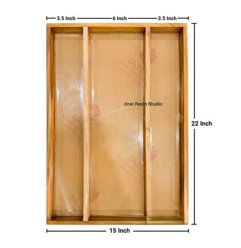 3 Part TeakWood Varmala Frame with Acrylic Base – Jinalresinstudio