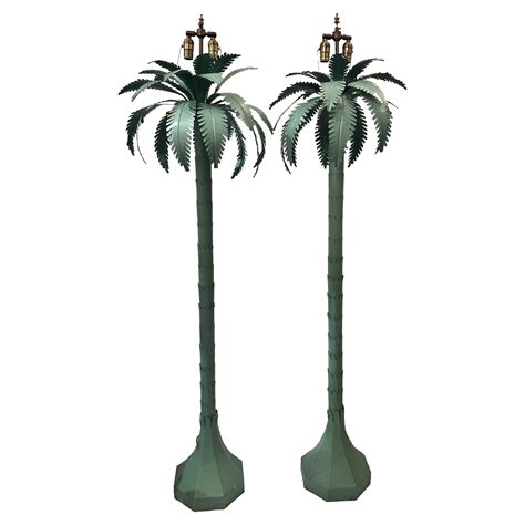 Rattan Palm Tree Floor Lamp at 1stDibs | rattan palm tree lamp, wicker ...