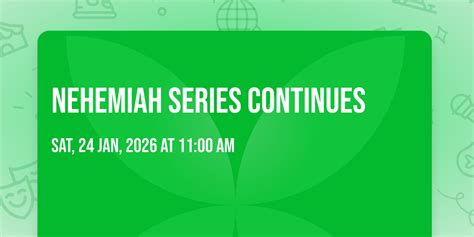 Nehemiah Series Continues , Restoration Praise Center, Bowie, 24 ...