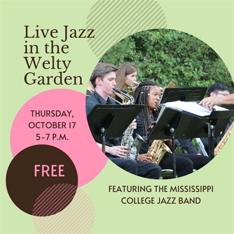 Live Jazz in the Welty Garden | Eudora Welty House & Garden