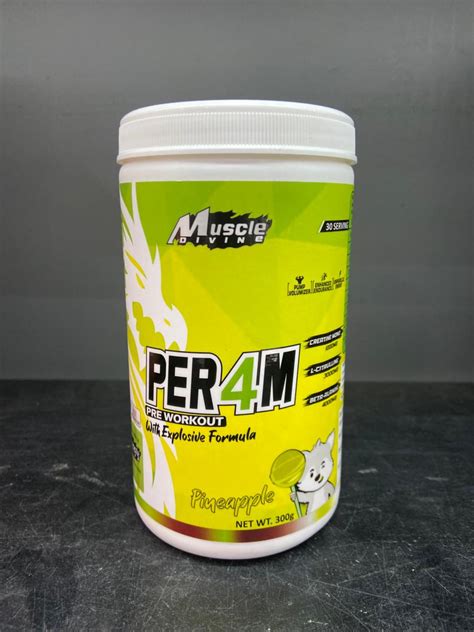 Muscle Divine PER4M Pre-Workout + Green Beast XXL Labs (60 Capsules ...
