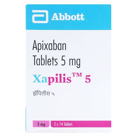 Xapilis 5 Tablet 14's Price, Uses, Side Effects, Composition - Apollo ...