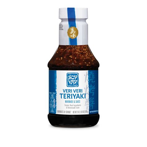 Soy Vay Marinade & Sauce, Veri Veri Teriyaki, 21 oz Bottle – Walmart ...