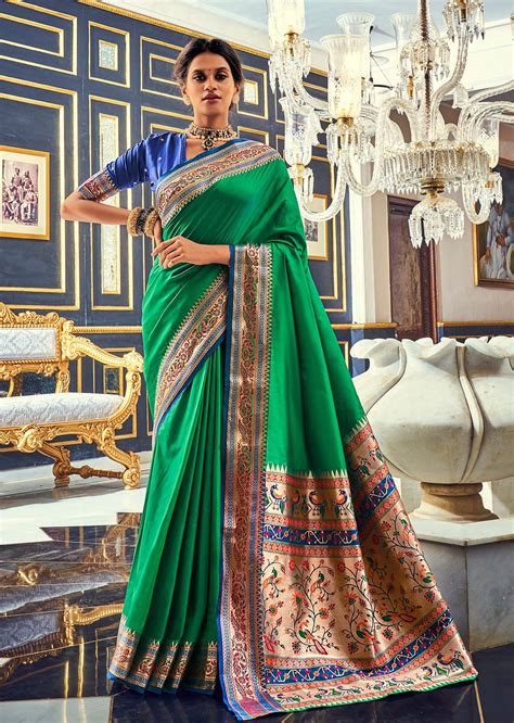 Buy Designer Paithani Sarees | Sunasa