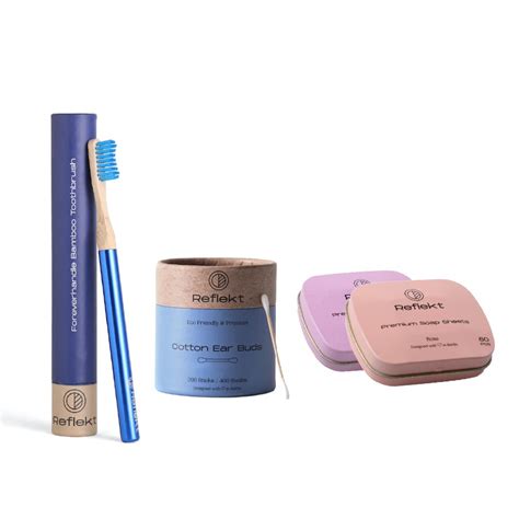 Reflekt Travel Hand Soap Sheets (Lavender + Rose + Toothbrush + Earbuds ...