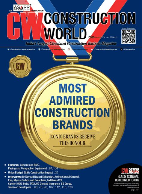 CW | Construction World | India's Premium Magazine, Latest News