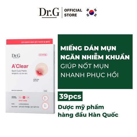Dr.G Miếng dán mụn A'Clear Spot Cure Patch 39pcs – Dr.G Vietnam