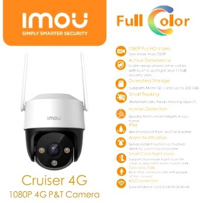 Enhance Home Security with IMOU Cruiser 4G IPC-S21FTP | Full HD Outdoor ...