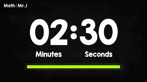 2-Minute and 30-Second Timer - YouTube