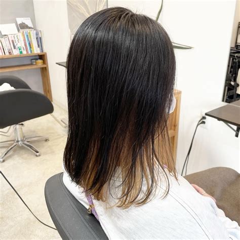インナーカラー高め アンブレラカラー | 高槻市津之江町美容院H i t o | 高槻市津之江町美容室H i t o(ヒト)