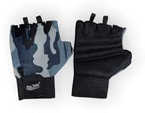 Buy Protoner Gym Gloves, Camo Print, Fingerless with Wrist Support ...