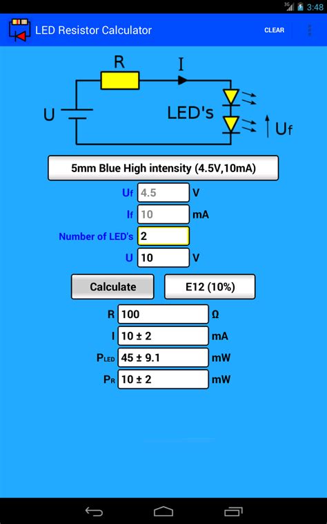 Image result for Ohms LED Formulas Calculator