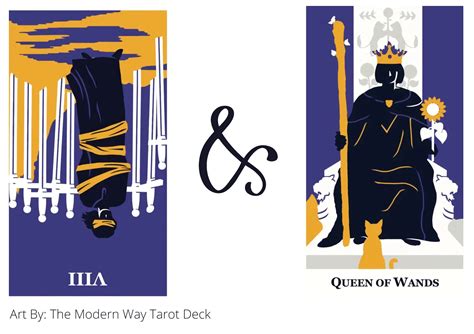 Eight Of Swords Reversed AND Queen Of Wands