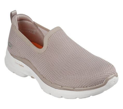 Skechers Natural Go Walk-6-Clear-Virtue Womens Slip On Shoes - Style ID ...