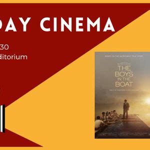 Saturday Cinema: The Boys in the Boat, 758 Main St, Branford, CT ...