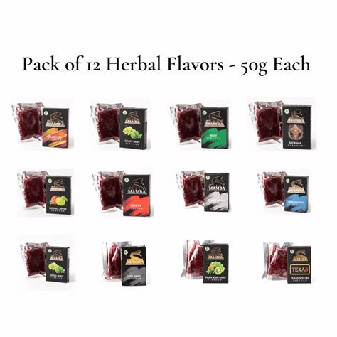 Buy Black Mamba Herbal Flavors (Pack of 12) - Full Combo Set – shopdop.in